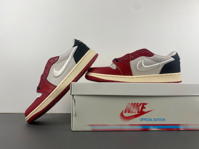 trophy room x air jordan 1 low og “rookie card: home” hv6157-100