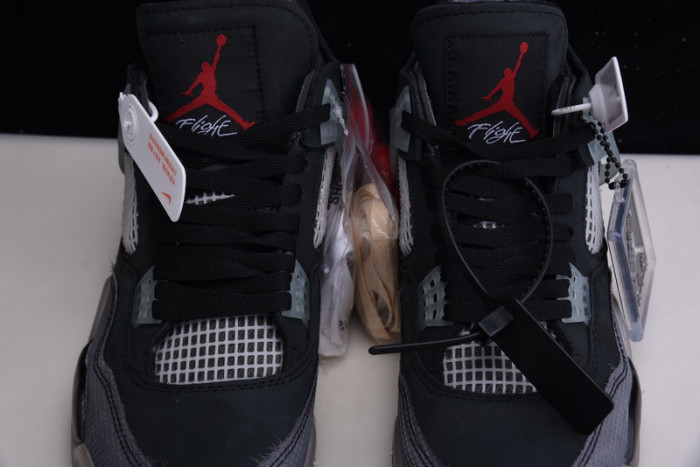 jordan 4 ow x air jordan 4 “bred” cv9388-001