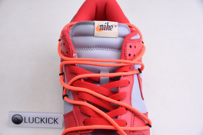 nike dunk low ow university red ct0856-600