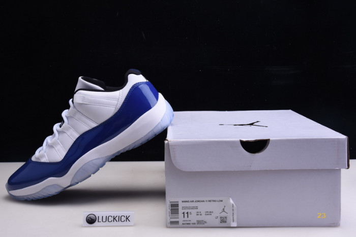 jordan 11 retro low white concord (w) ah7860-100