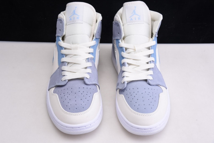 jordan 1 mid mixed textures blue da4666-100