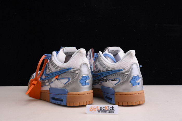 nike air rubber dunk ow unc cu6015-100