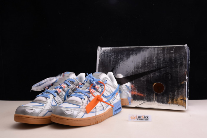 nike air rubber dunk ow unc cu6015-100