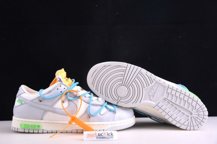 ow x nike dunk low dm1602-115