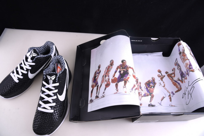 nike kobe 7 vi white and black blanc et noir cw2190-002