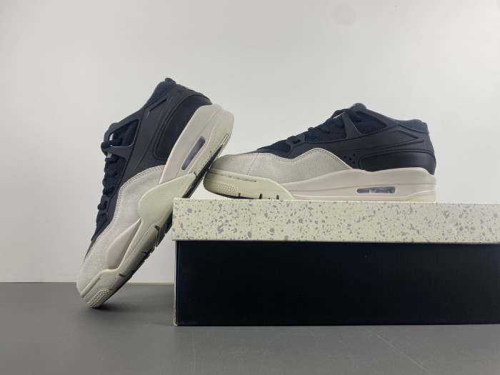 air jordan 4 rm “black/light bone”  fq7939-001
