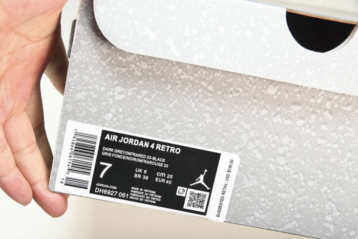 air jordan 4 “infrared”  dh6927-061