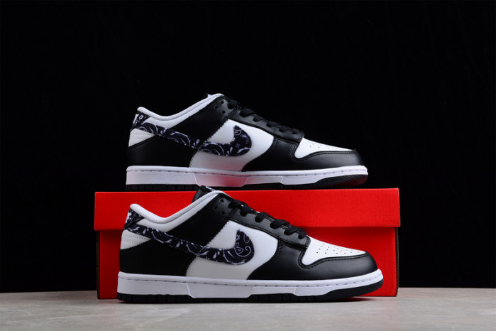 nike dunk low “black paisley”  dh4401-100