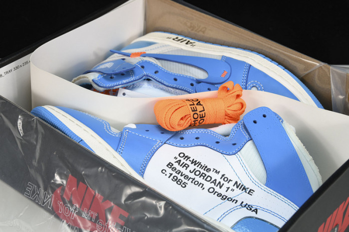 Jordan 1 Retro High OW University Blue AQ0818-148