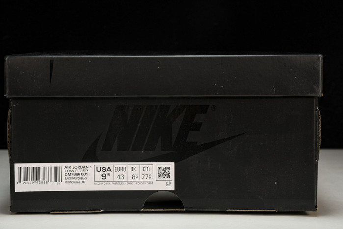 Travis Scott x Air Jordan 1 Low OG “Black/Phantom” DM7866-001