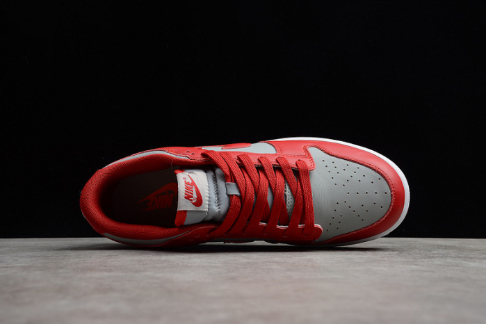 nike dunk low retro medium grey varsity red dd1391-002