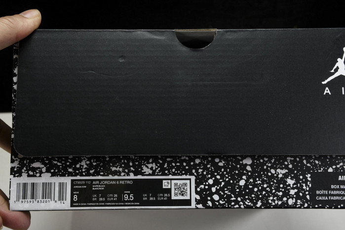 air jordan 6 "reverse oreo" ct8529-112