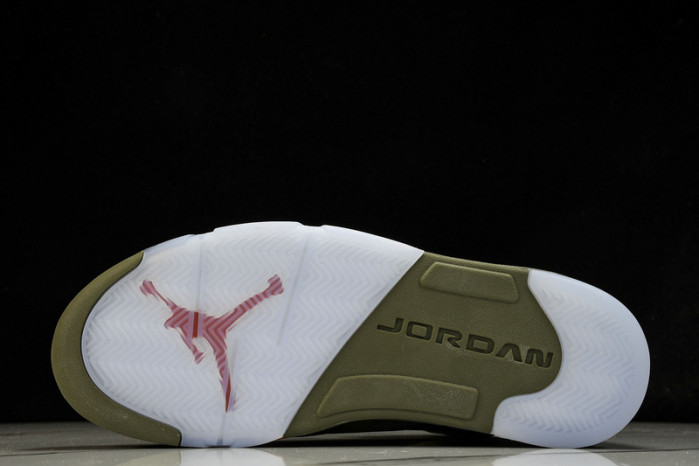 air jordan 5 low “olive”  dd0587-308