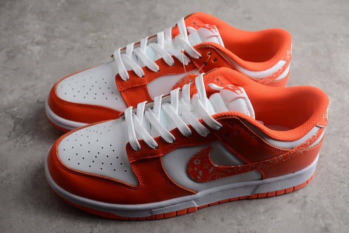 nike dunk low essential paisley pack orange (w)  dh4401-103