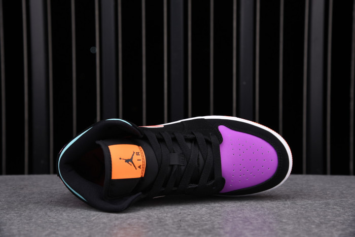 jordan 1 mid multi-color (gs)  554725-083