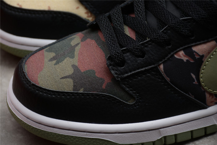 nike dunk low crazy camo  dh0957-001