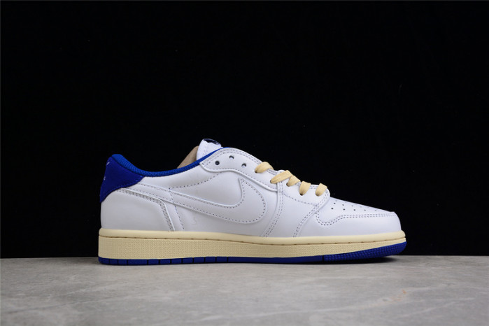 fragment design x travis scott x air jordan 1 retro low white royal blue    dm9868-218
