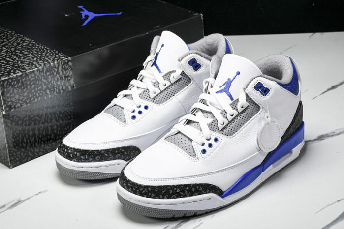 jordan 3 retro white/royal blue ct8532-145