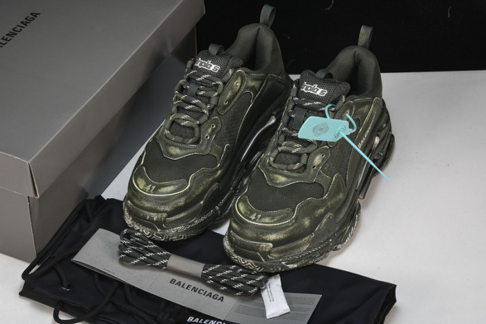 balenga triple s black clear sole    btsbcs-023