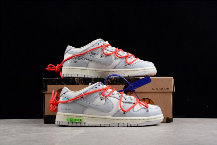 nike dunk low ow lot 23 dm1602-126