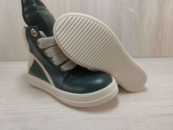 rick owen.s sneaker ro-087（green color）