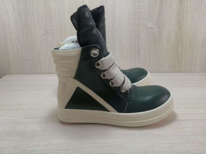 rick owen.s sneaker ro-087（green color）