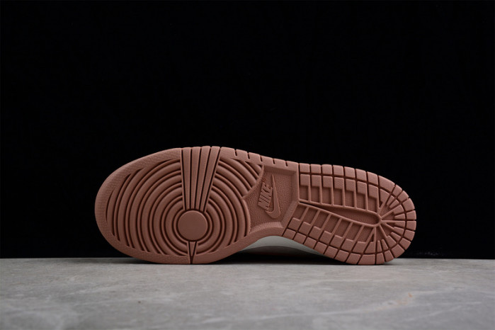 nike dunk low fossil rose  dh7577-001