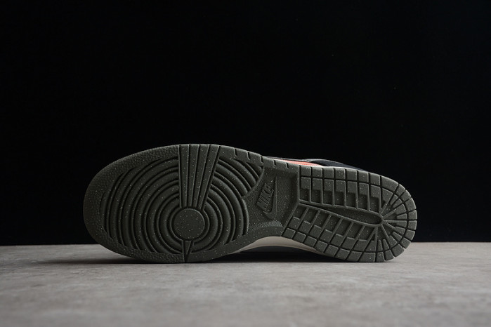 nike dunk low graffiti black red - dm0108-001