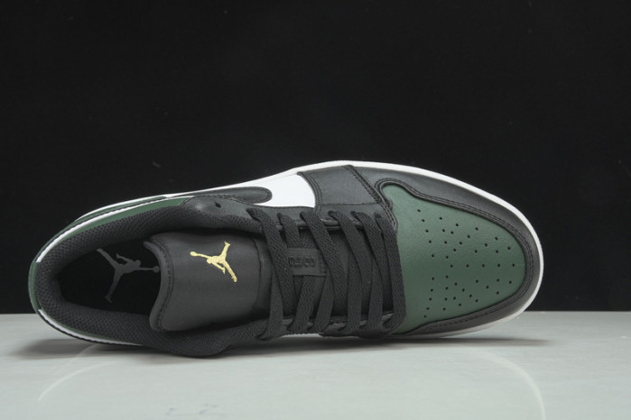 q22 air jordan 1 low “green toe”  553558-371