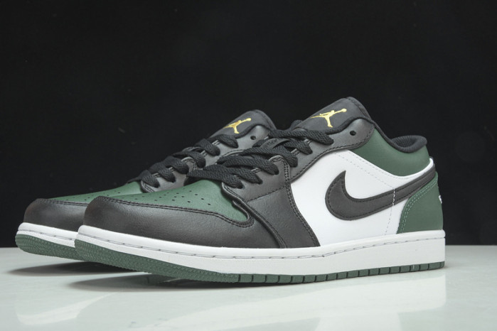 q22 air jordan 1 low “green toe”  553558-371