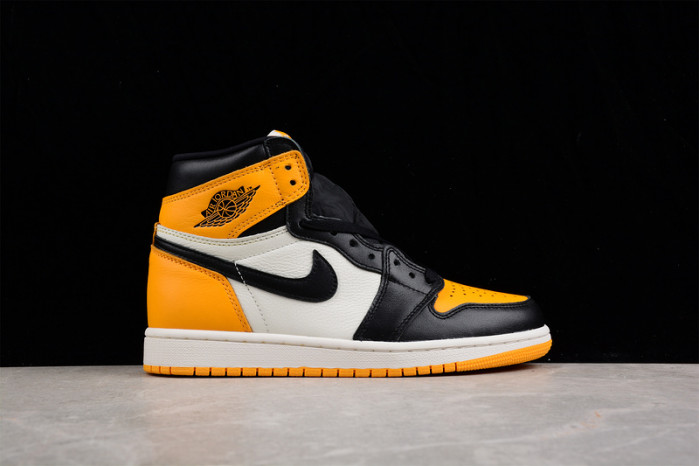 air jordan 1 high og "yellow toe"  555088-711