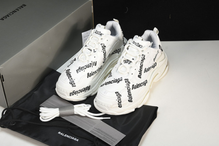 balenga triple s black clear sole    btsbcs-026