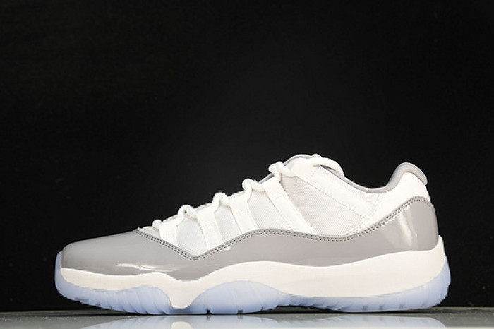 jordan 11 retro low  “cement grey”   av2187-140
