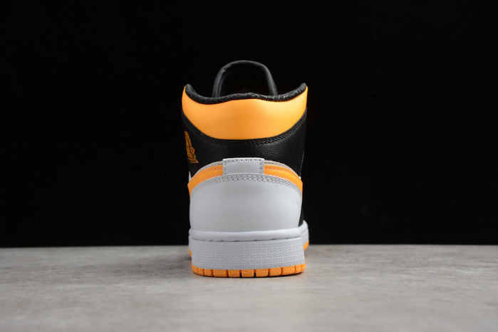 jordan 1 mid   orange black (w) cv5276-107