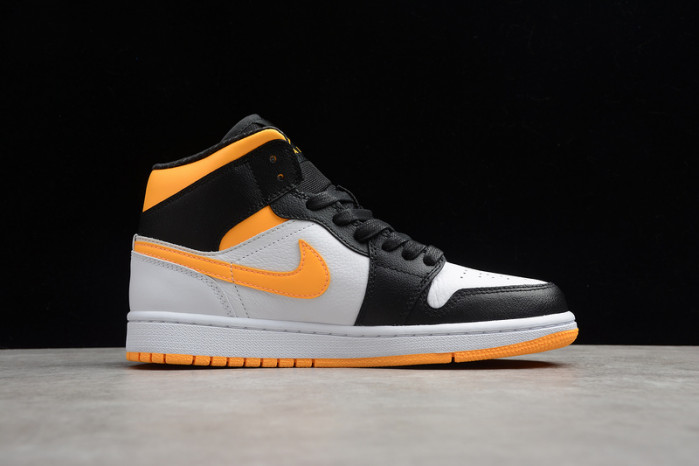 jordan 1 mid   orange black (w) cv5276-107