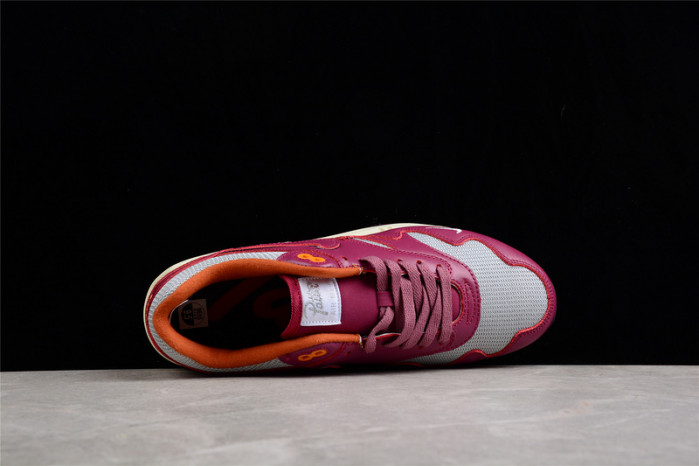 patta x nike air max 1 night maroon do9549-001