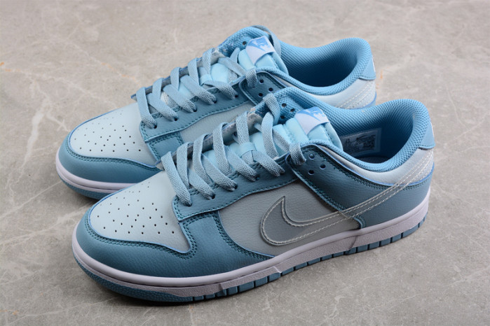 nike dunk low gs grey blue dh9765-401