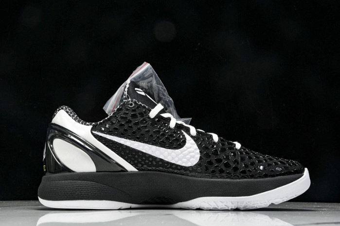 Nike Kobe 7 VI WHITE AND BLACK BLANC ET NOIR CW2190-002