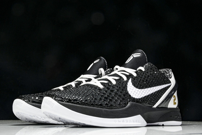 Nike Kobe 7 VI WHITE AND BLACK BLANC ET NOIR CW2190-002
