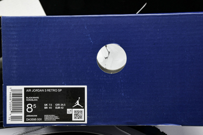 Fragment Design x Air Jordan 3 DA3595-001