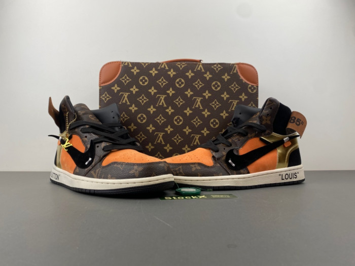 Air Jordan 1 High & LV 554724-555
