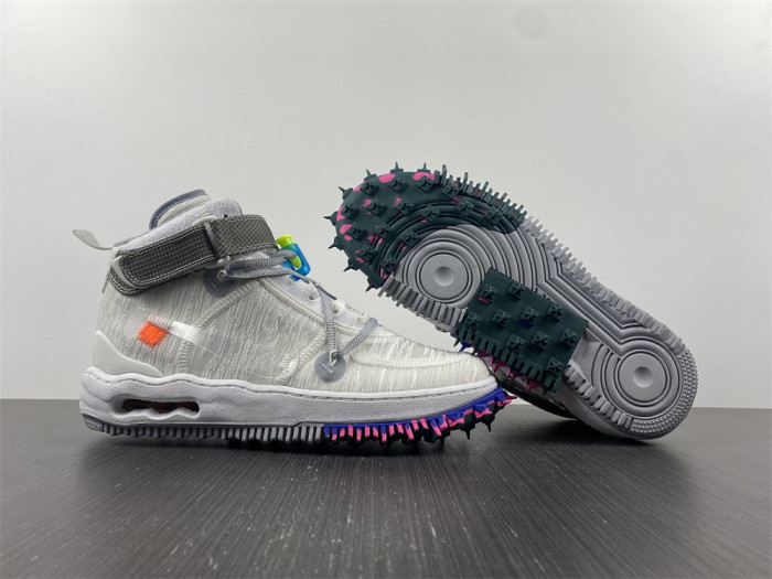 ow x nike air force 1 mid “white” do6290-100