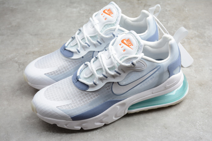 nike air max 270 react white pure platinum   ct1265-100