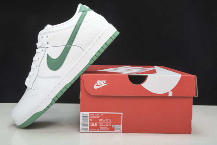 nike dunk low white green noise (w) - dd1503-112