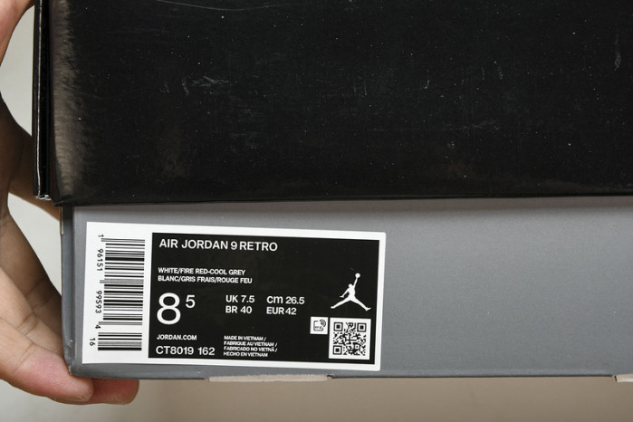 air jordan 9 fire red ct8019-162