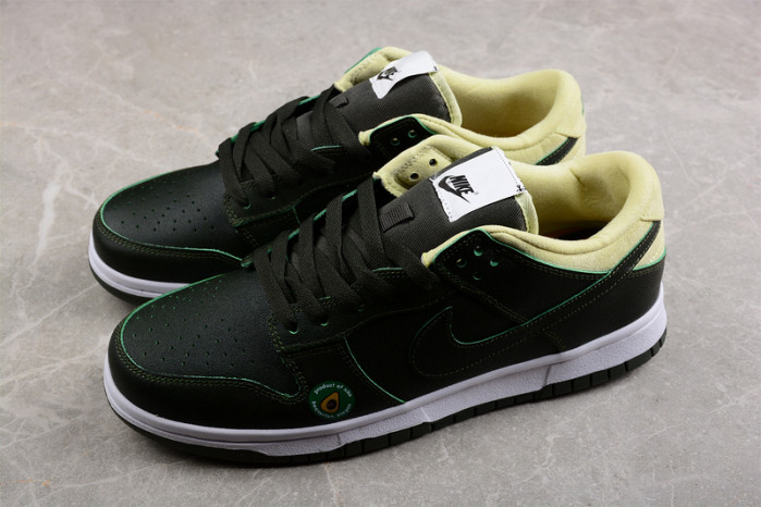 nike dunk low avocado  - dm7606-300