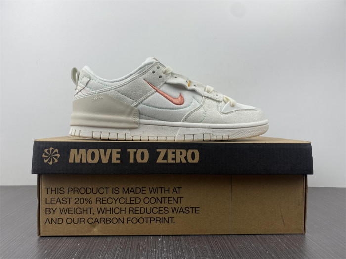 nike dunk low disrupt 2 pale ivory (w) - dh4402-100