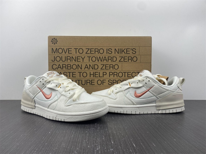 nike dunk low disrupt 2 pale ivory (w) - dh4402-100