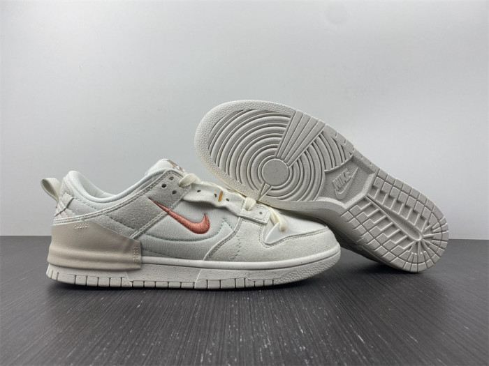 nike dunk low disrupt 2 pale ivory (w) - dh4402-100