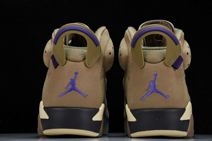 air jordan 6 gore-tex brown kelp fd1643-300